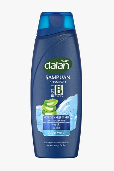 Dalan 6 Pieces Aloe Vera 450ml Biotin Shampoo - Effects Against Dandruff