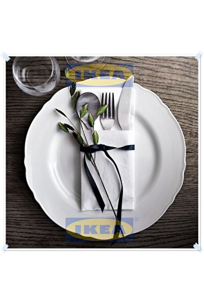 IKEA 25 منديل أبيض - مقاس 38x38 سم
