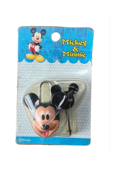 Disney Mickey Mouse  Asma Kilit – Sevimli Eski Üretim Koleksiyonluk