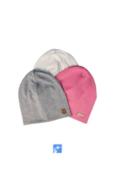 Kardelen Butik Denizli 100% Cotton Double Layer Girl's Combed Cotton Cap (4-8 Years)