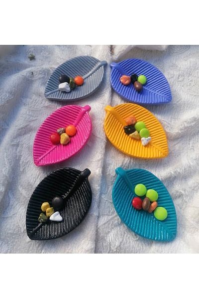 PULCA SHOP Leaf Turkish Delight Bowl Stone Powder