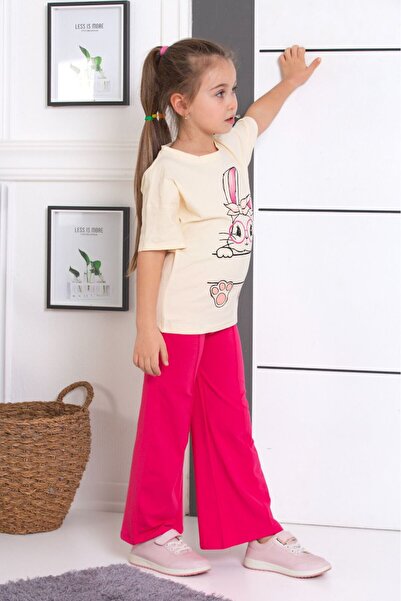 tunays shopping Παντελόνι με κολάν με φουσκωτό πόδι Παντελόνι με στάμπα κουνε...