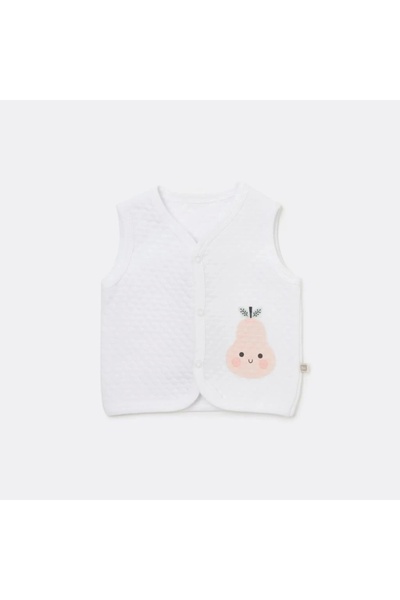 Bibaby Pretty Bear Quilted Vest for Nessiworld - 61479 White
