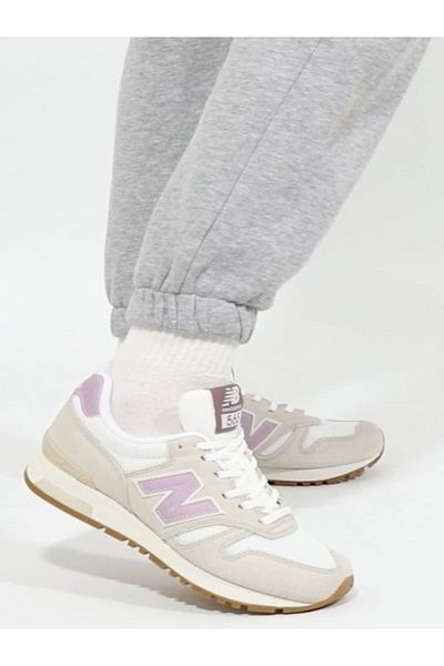 New Balance Classics Wl565 White Lilac Sneaker Women's Casual Sneakers