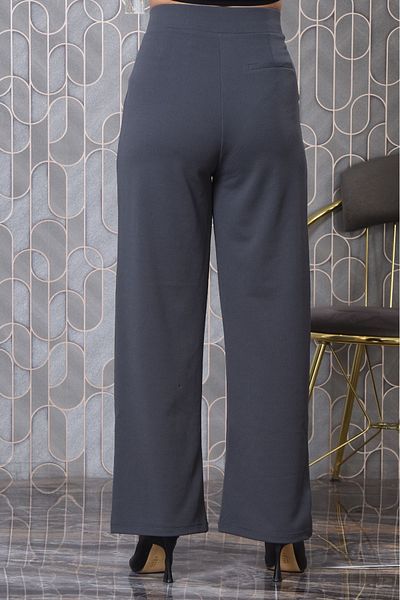 MİSLİNE Women's Lycra Pants Velcro Closure Plus Size New Season