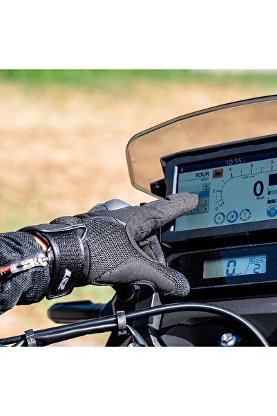 LS2 قفازات كوبرا سوداء