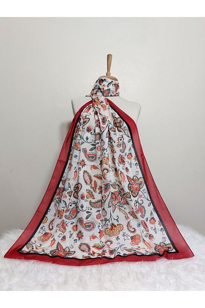 REMOMODA Patterned Soft Cotton Shawl