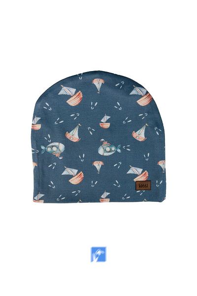 Kardelen Butik Denizli 100% Cotton Double Layer Children's Combed Cotton Cap (4-8 Years)