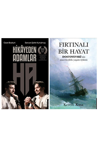 Destek Yayınları 2 Kitap Set/Hikâyeden Adamlar/Fırtınalı Bir Hayat