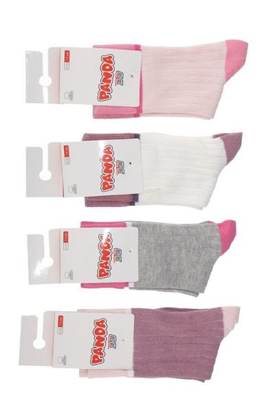 Panda Girl's Socks 4-Piece