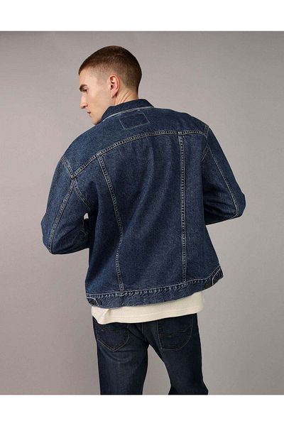 AMERICAN EAGLE سترة AE Denim Trucker