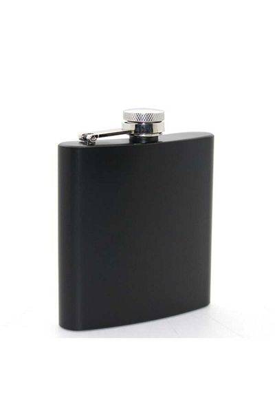 Acousticworld Stainless Steel Single 6 oz Flask Model 2