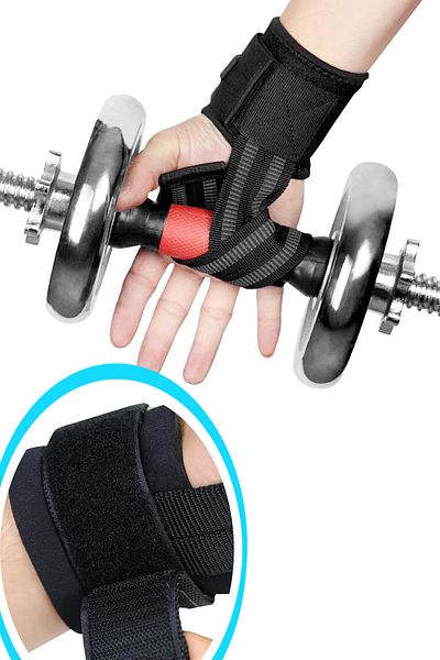 KAŞIKBEY Crossfit Fitness Straps Brățări Lifting Wrist Pro Weight Support Wristbands Strap 2BUC