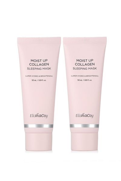 Elishacoy 2 Packs of Elishaco Collagen Sleeping Mask for Moisturizing Skin 50ml