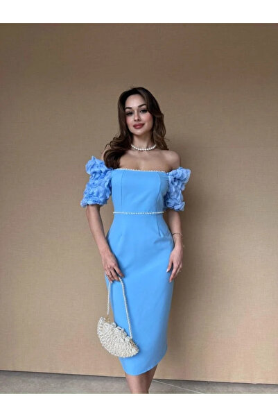 Genel Markalar MİDİ ELBİSE ÖZEL GÜN ELBİSESİ