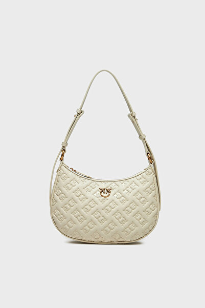 PİNKO Pinko Logolu Hakiki Deri Ayarlanabilir Omuz Askılı Çanta ÇANTA 102790 A...