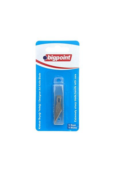 Bigpoint Pack of 10 Cretuar Blade Replacement - Special Cut Carbon Blade