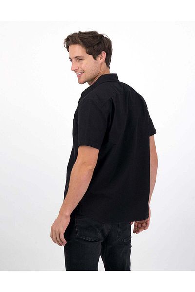 AMERICAN EAGLE AE Classic Fit Oxford Short-Sleeve Button-Up Shirt