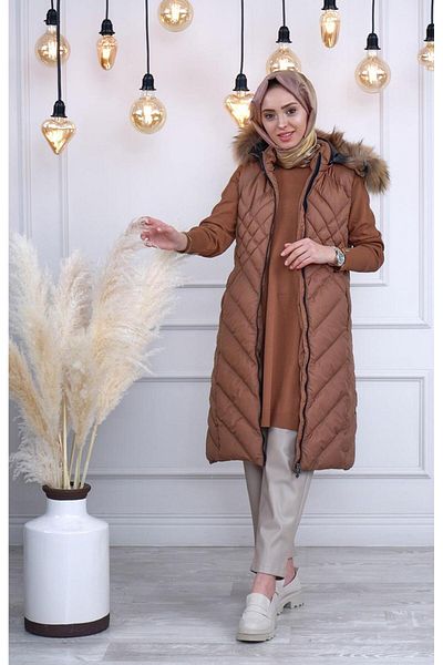 Womania Caramel Equator Vest - 18263 Model