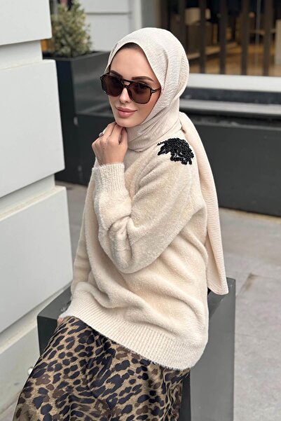 Venöve Pavlo 25Fwkzk0003 Model Cream Sweater