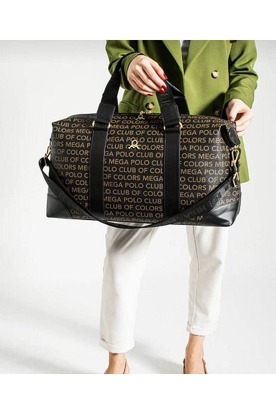 çantamgelsin Geantă neagră Mega Polo - Valisă de mână și sport unisex TYCTM0544