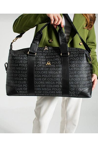 çantamgelsin Μαύρη Mega Polo Bag - Unisex Χεριού και Αθλητική Βαλίτσα TYCTM0544
