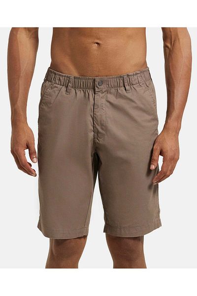 JOCKEY INERNATIONAL COLLECTION STRAIGHT FIT SHORTS 1203-01 Brown
