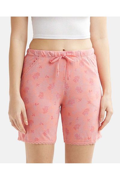JOCKEY Relax Knit Sleep Shorts RX10-0103 RL0 Pink