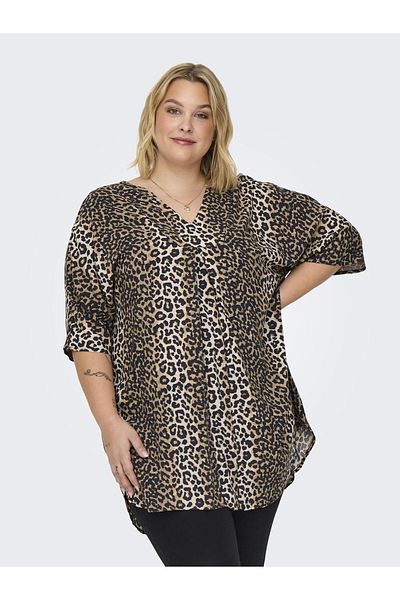 Only Carmakoma Tunika mit halber Knopfleiste CARNOVA Kurzes Kleid