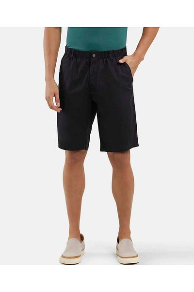 JOCKEY INERNATIONAL COLLECTION STRAIGHT FIT SHORTS 1203-01 Black