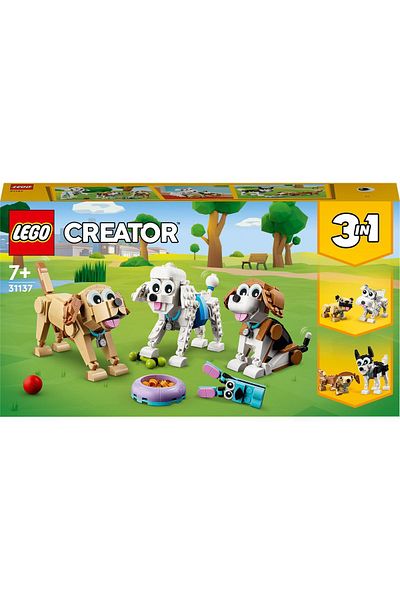 LEGO ® Creator Cute Dogs 31137 - مجموعة بناء الألعاب للأطفال من سن 7 سنوات فما فوق (475 قطعة)