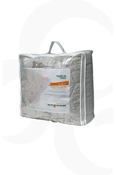 maison aura Alez Brüksel Organik Keten Sıvı Geçirmez Yatak Pedi Yatak Alez Yatak Koruyucu