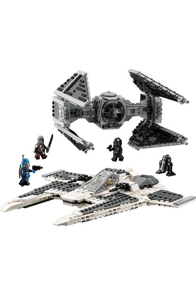 LEGO Star Wars mandalorian Fang Fighter TIE Interceptor 75348 - Build Set (957 Pieces)