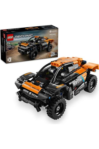 LEGO ®   سيارة سباق تكنيك نيوم ماكلارين إكستريم إي 42166 - 7+ مجموعة بناء نموذج اللعبة (252 قطعة)