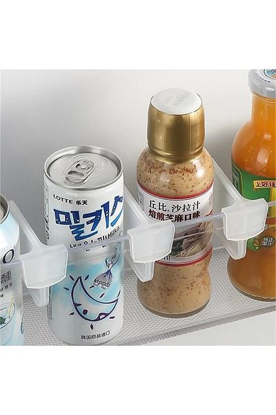Yenimiyeni 4Pcs Refrigerator Shelf Separator and Organizer Set