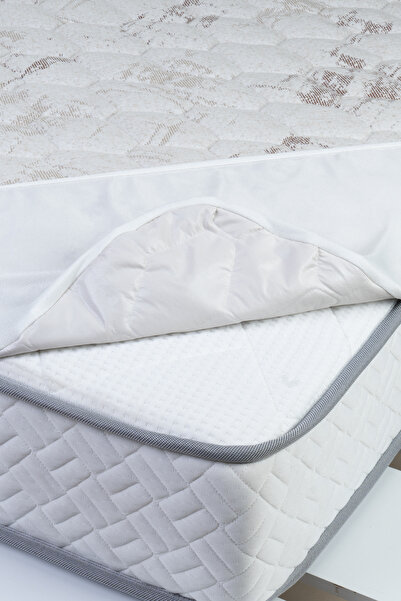 maison aura Alez Brüksel Organik Keten Sıvı Geçirmez Yatak Pedi Yatak Alez Yatak Koruyucu