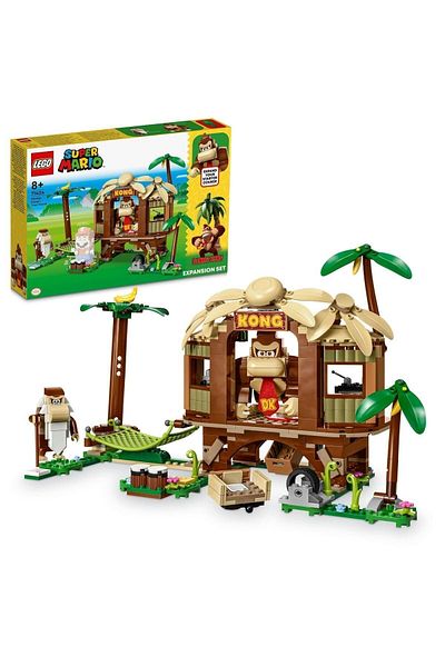 LEGO ® سوبر ماريو™ مجموعة المغامرات التكميلية لبيت شجرة دونكي كونج 71424 - مجموعة البناء (555 قطعة)