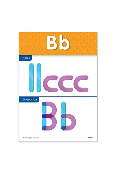 Learning Resources Letter Construction Activity Set-LER8555