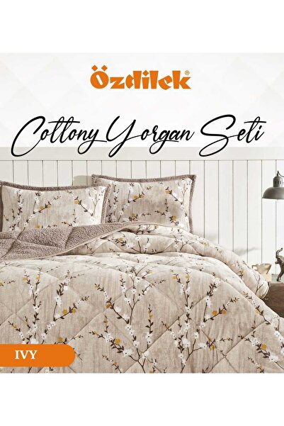 Özdilek Cottony Yorgan Seti Çift Kişilik (220x240)-Ivy