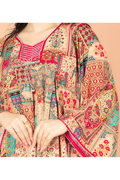 IKKXA Abstract Geometric Maxi