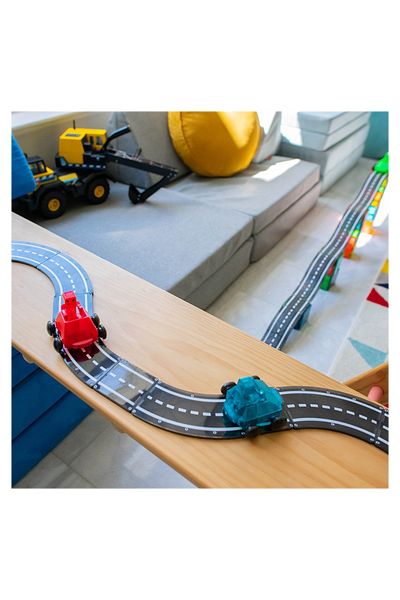 Magna Tiles Magna-Tiles Xtra Roads 12 Piece Toy Road Set