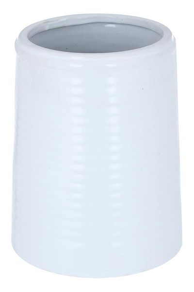 ALSAIF Porcelain Spice Jar 12.8 X 12.8 X 20.6 Cm Avocado Lid Medium White
