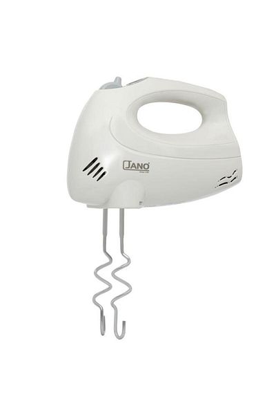 ALSAIF Turbo Manual Electric Egg Beater Plastic 250 Watt 6 Speeds 2 Beaters White