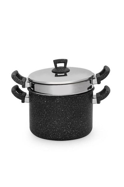 ALSAIF Haskafer Granite Pot 24 Cm Gray