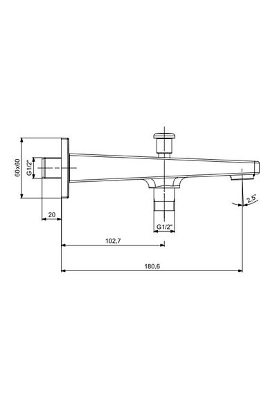 Eca Built-In Bathroom Faucet 102159008