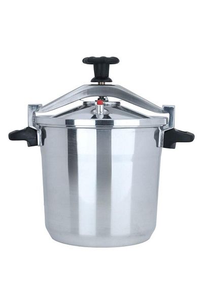 ALSAIF Aluminum Pressure Cooker () 10 Liters Silver