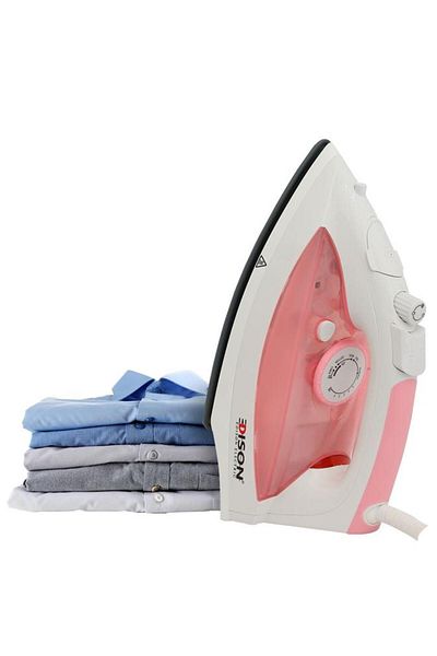 ALSAIF Steam Iron 280 Ml 2200 Watt Ceramic Pink