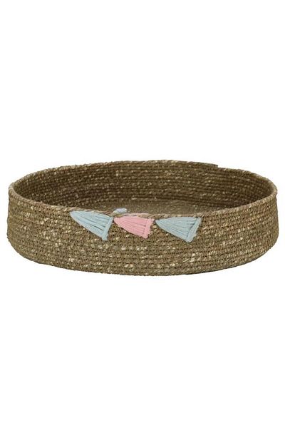 ALSAIF Wicker Basket 5.5 Cm Olive Green Triangle