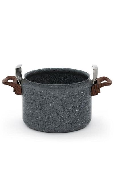ALSAIF Granite Pressure Cooker (Volcano) 9 Liters Grey