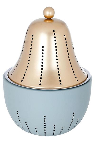 ALSAIF Steel Heater 3 Liters 32 X 32 X 34 Cm Circular Cover Gray